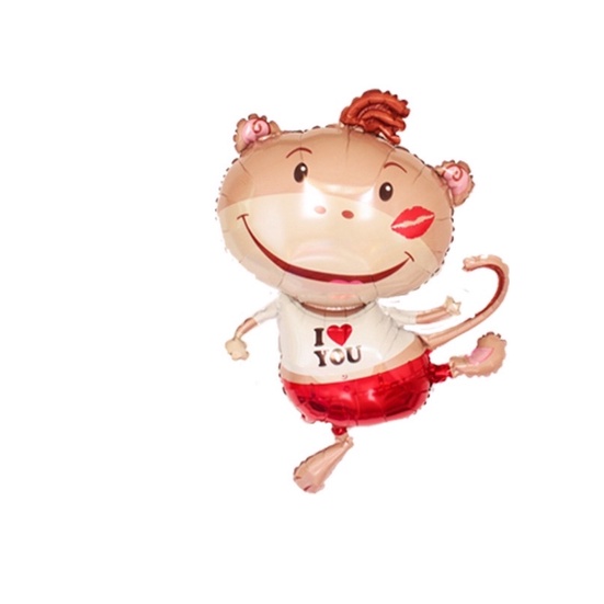 Bóng Bay Trang Trí Sinh Nhật, Thôi Nôi Hình Khỉ MS36