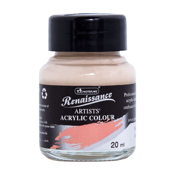 Màu Acrylic Renaissance 20ML Hồng Gạch Flesh Tint (BT)#126