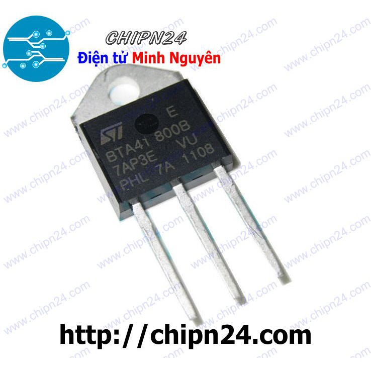 [1 CON] Triac SCR BTA41-800B TO-3P 41A 800V (BTA41-800 BTA41)