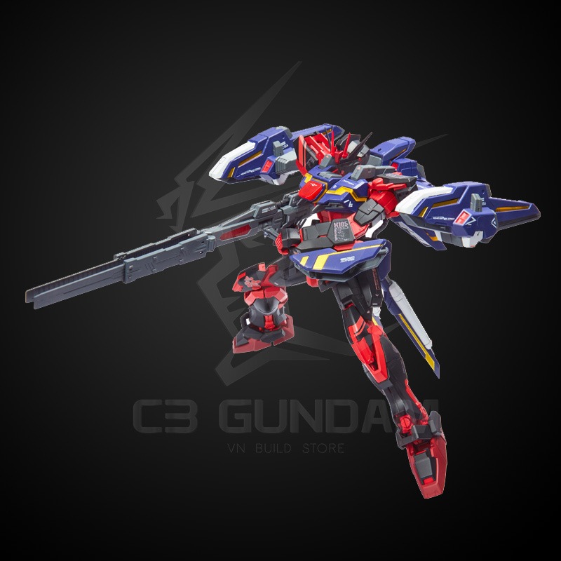 MÔ HÌNH GUNDAM BANDAI MG 1/100 GAT-X105 AILE STRIKE GUNDAM VER RM ( CHINA RED COLOR + FULL PACK SET) [P-Bandai] GUNPLA