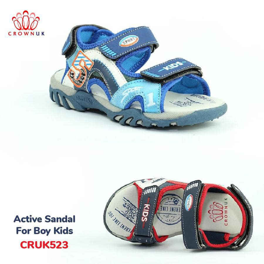 Giày sandal bé trai ưa vận động Crown UK Space cruk523 cho trẻ từ 4 - 10 tuổi - Hàng nhập khẩu