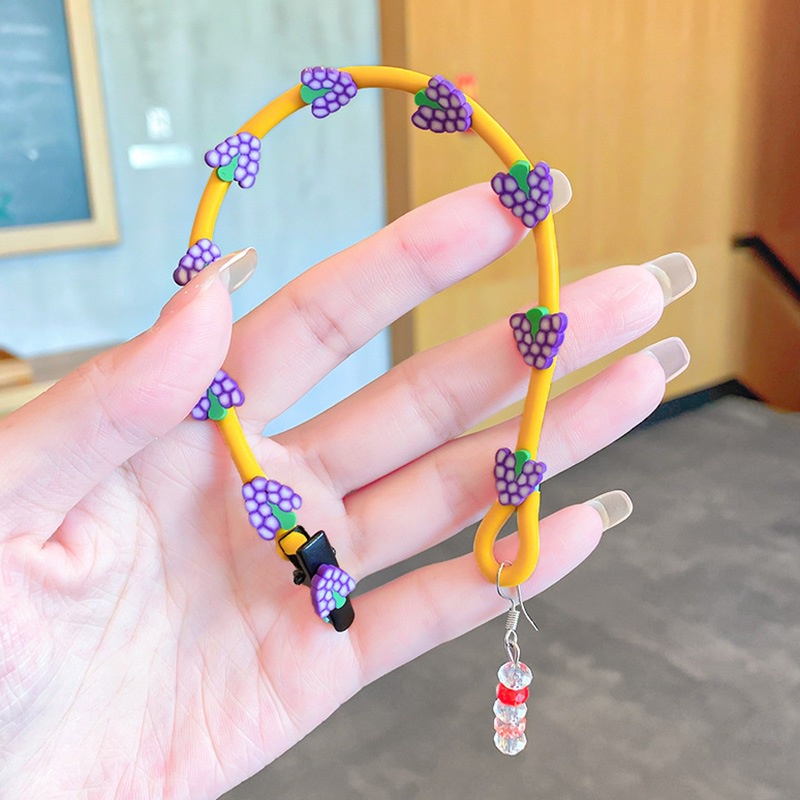 Phụ kiện trang trí kiểu tóc bằng da PU thời trang dễ thương cho bé gái