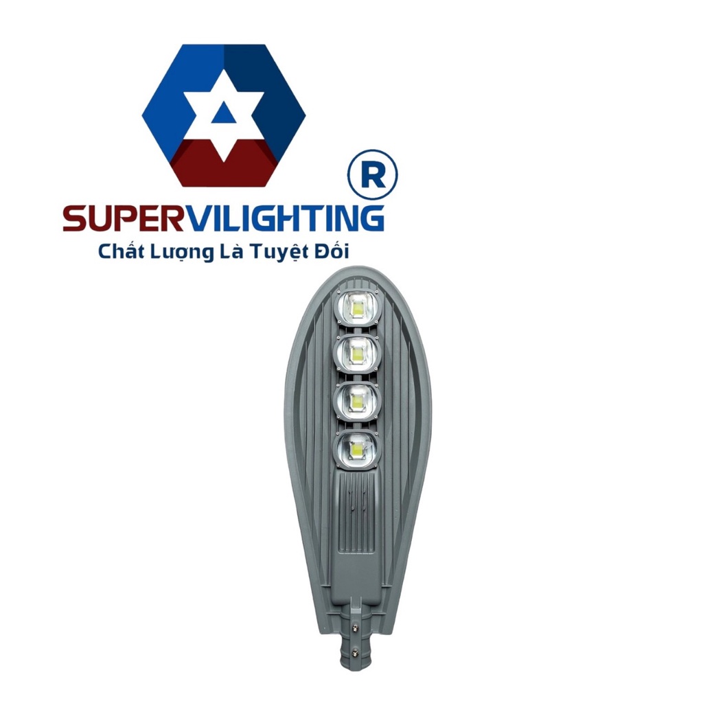 Đèn Đường lá, SuperVilighting, MS ĐL-50-200W, Ánh sáng 3000-6500k, Lấy sáng đường, ngõ, khu đô thị, Bảo hành 24 tháng