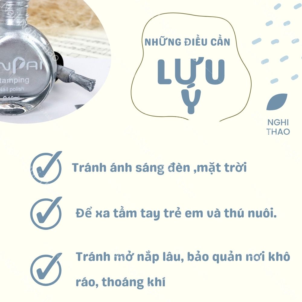 Sơn in móng Pinpai 10ml