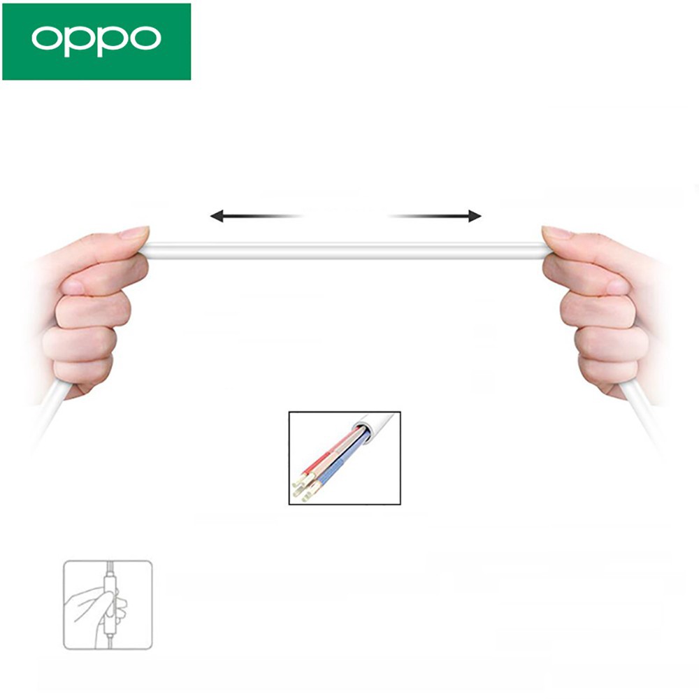 Tai Nghe Điện Thoại OPPO dây 3.5mm Có Mic đàm thoại hàng chính hãng