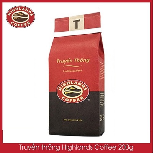 [SenXanh Emart] Combo 2 gói Cà phê Rang xay Truyền thống Highlands Coffee 200g