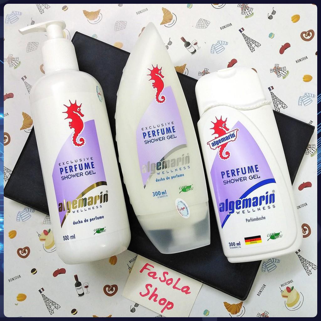 [Mẫu Vuông-Mẫu nhọn] Sữa Tắm Cá Ngựa Algemarin 300ml – Đức