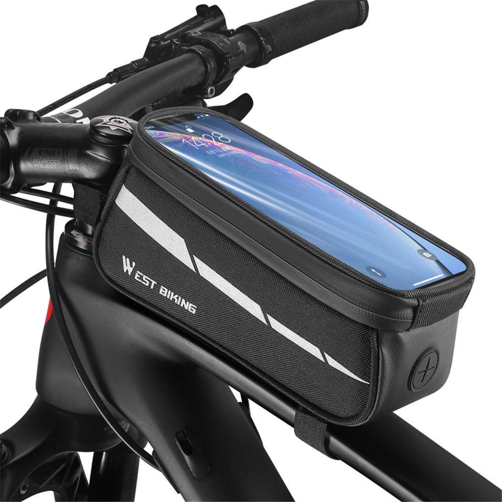 Túi Đựng Đồ Cỡ Lớn Gắn Khung Trước Xe Đạp Ốp