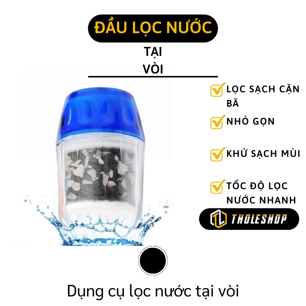 Đầu lọc phèn - Đầu lọc nước tại vòi bồn chén loại bỏ các độc tố, khử mùi nước Lọc nước than hoạt tính 2602