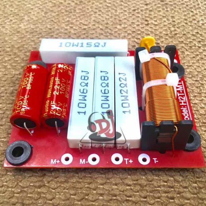 Mạch phân tần loa H2T 2 đường tiếng mạch lọc phân âm 1 mid 1 treble