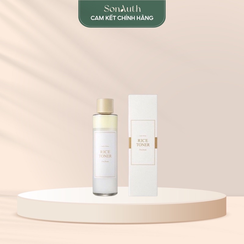 Nước hoa hồng I’m from Rice Toner 150ml