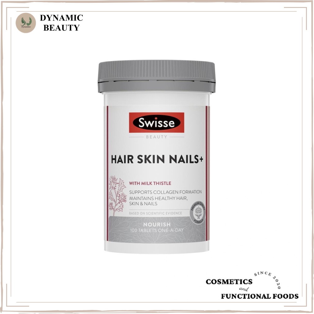 [Hàng chuẩn Úc] Viên uống bổ sung collagen Swisse hair skin nails đẹp tóc, da, móng 60 viên- 100 viên- 180 viên của Úc