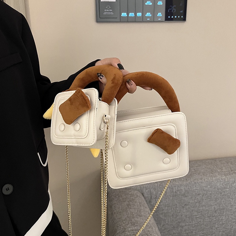 Iretro Túi Xách Đeo Vai Hình Vuông Cỡ Nhỏ Kết Cấu Mới