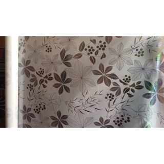 Giấy dán kính hoa văn trắng khổ 90 giá 30k/1m dài