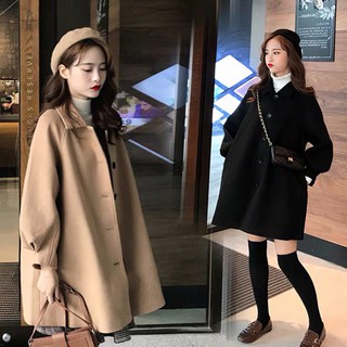[FREESHIP+Ảnh thật] Áo Dạ Tay Bồng Hàn Quốc