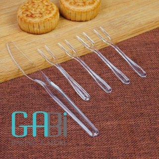 Set 1 dao kèm 4 dĩa nhựa ăn bánh/hoa quả