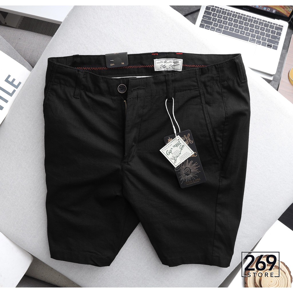Quần short linen nam thể thao mẫu mới 2021 [Hình Thật 100%] | BigBuy360 - bigbuy360.vn