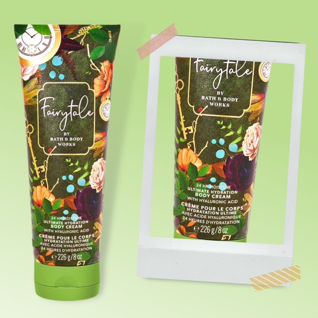Kem Dưỡng Thể Bath & Body Works Cream Faitytale Cấp Ẩm Giúp Da Mịn Màng Hương Nước Hoa 226g