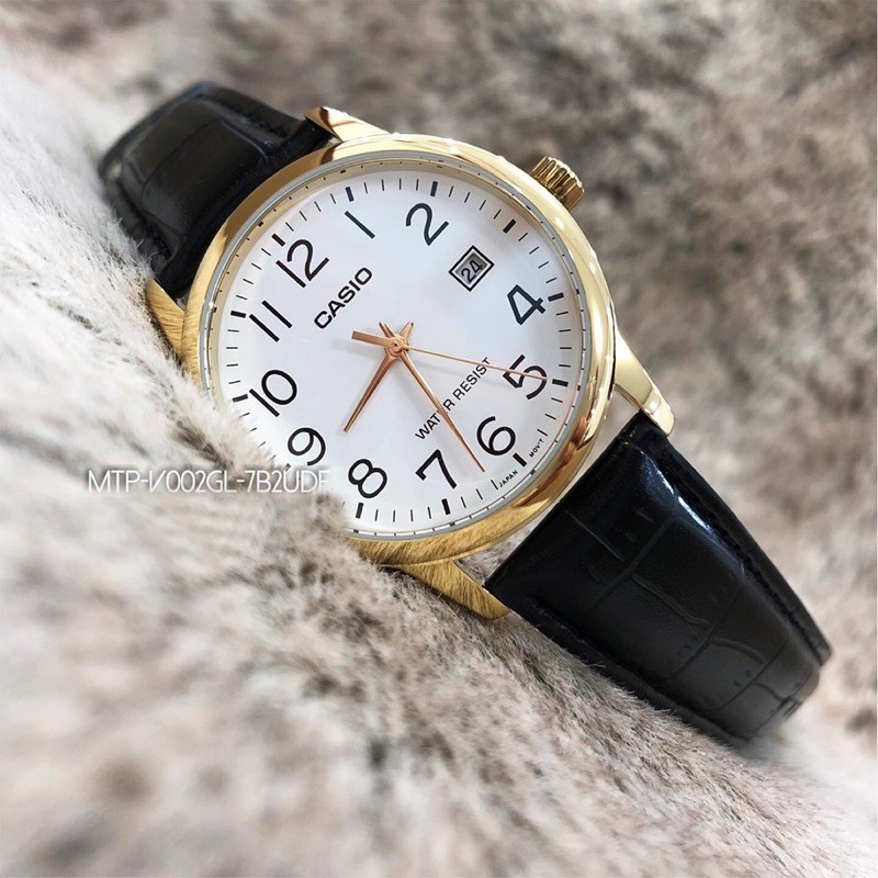 Đồng hồ nam dây da Casio chính hãng Anh Khuê MTP-V002GL-7B2UDF | BigBuy360 - bigbuy360.vn