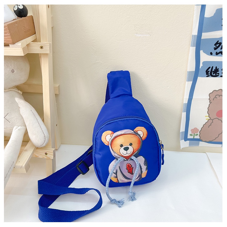 Túi Đeo Chéo Ngực Hình Gấu Hoạt Hình Dễ Thương Cho Bé Gái