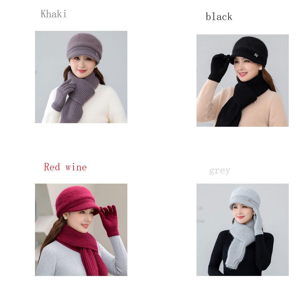 Găng Tay Đan Len Giữ Ấm Thời Trang Cho Nữ