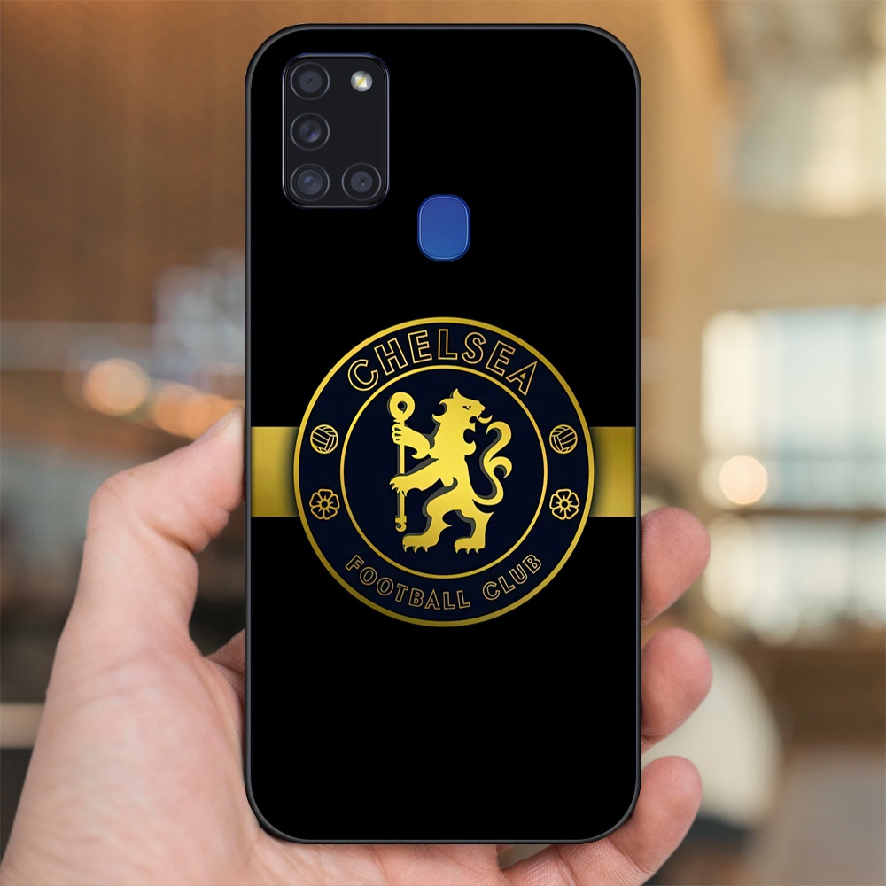 Ốp lưng Samsung A21S viền đen in hình Chelsea FC
