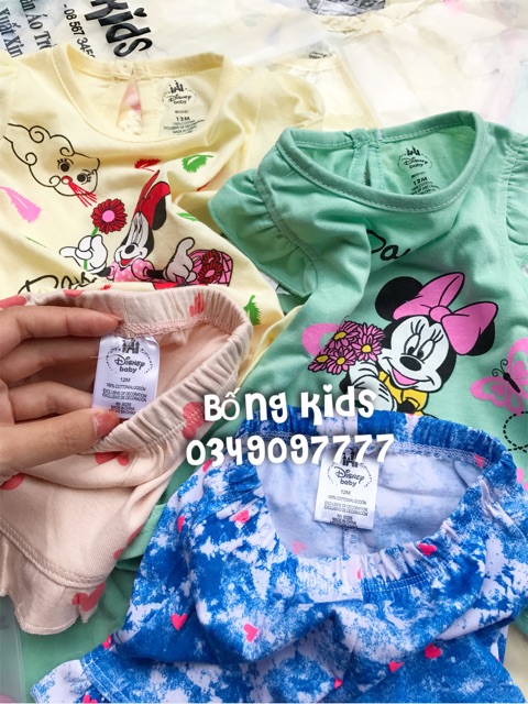 Bộ Hè Bé Gái Minnie