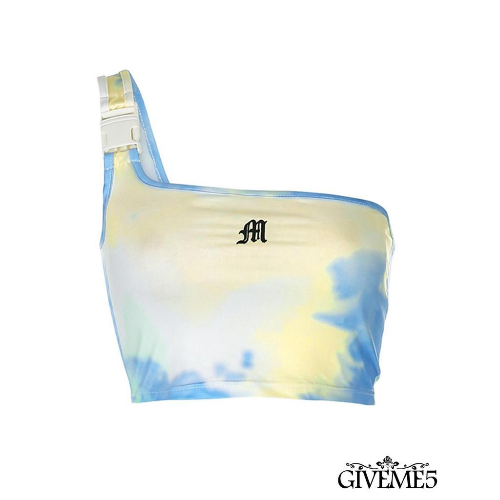 Áo Lửng Hai Dây In Họa Tiết Quyến Rũ Dành Cho Nữ