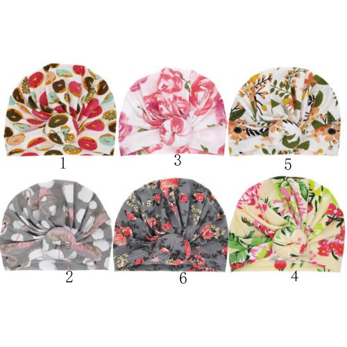 Mũ họa tiết hoa đáng yêu dành cho bé