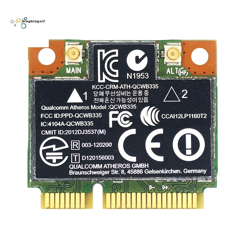 Thiết Bị Phát Wifi Ar9565 Qcwb335 Mini Pcie Bluetooth 4.0 150mbps 2.4g Cho Xp Win7 Win8 Linux | BigBuy360 - bigbuy360.vn