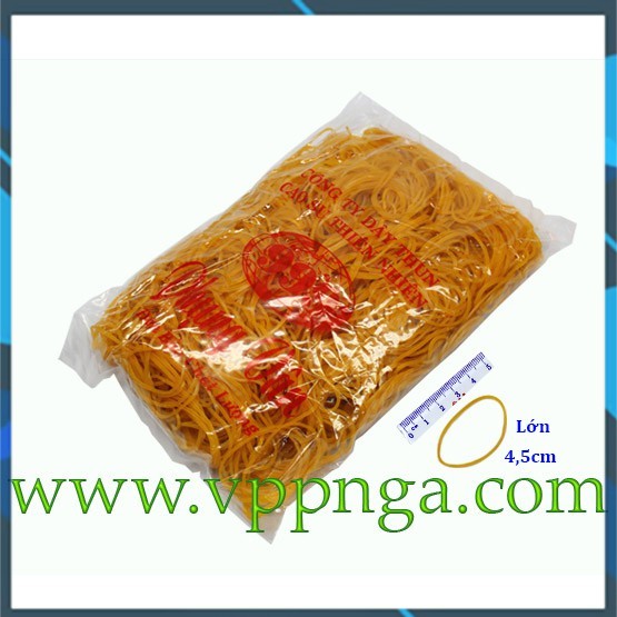 Dây thun dẻo vàng, lớn (500gr/ bịch)