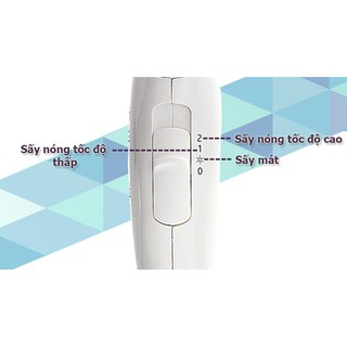 Máy sấy tóc Delites (Việt Nam) MST02 1200W có sấy mát (Mới 100% - Bảo hành 12 tháng)