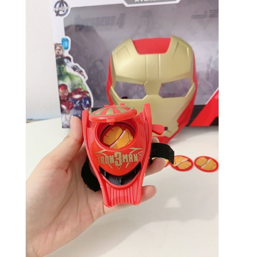 Đồ Chơi Mặt Nạ Ironman Và Bộ Phụ Kiện Cho Bé Nhập Vai Siêu Anh Hùng