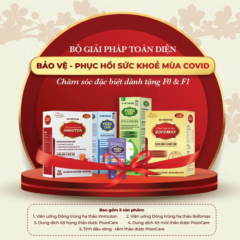 Combo 5 sản phẩm Đông Trùng Hạ Thảo tăng cường đề kháng, phòng chống mùa covid