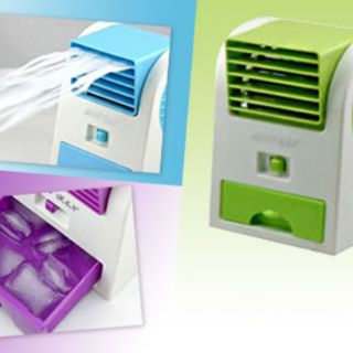 QUẠT HƠI NƯỚC ĐÁ MINI 2 CỬA..