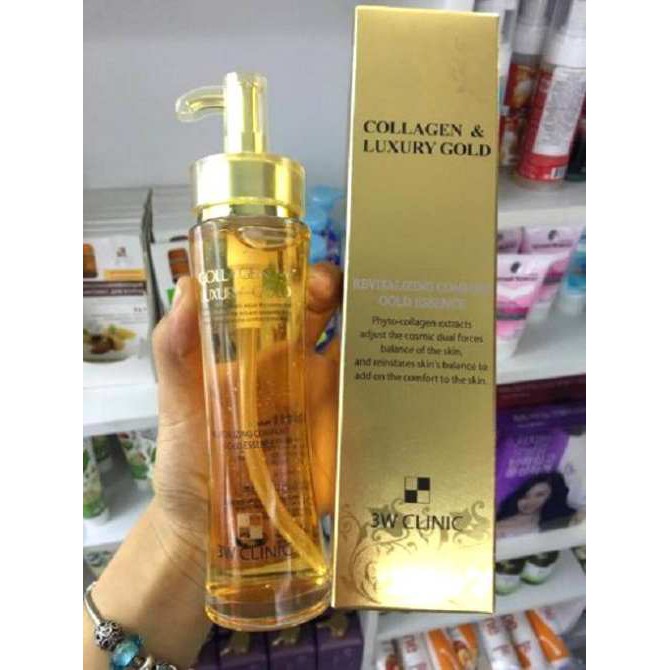 Serum Dưỡng, Tái Tạo Da Collagen Luxury Gold 3W Clinic 150ml