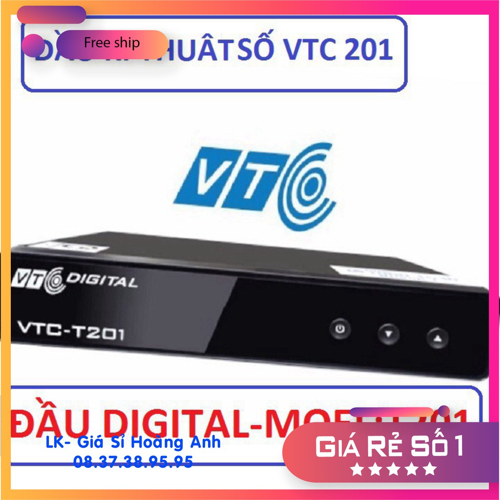 Đầu thu kỹ thuật số DVD -T2. VTC T201- giá tốt