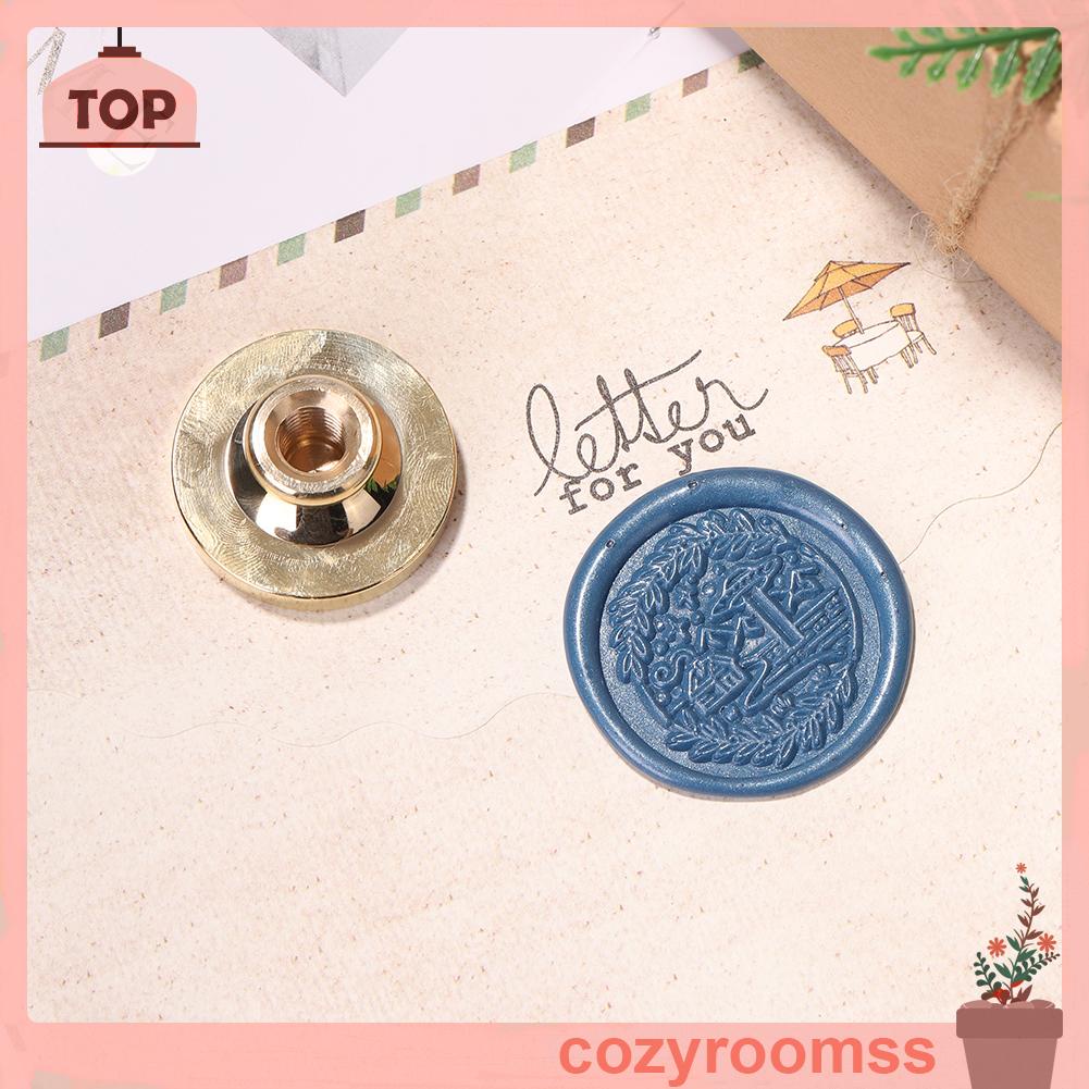 Con Dấu Sáp Niêm Phong Bì Thư Bằng Đồng Diy