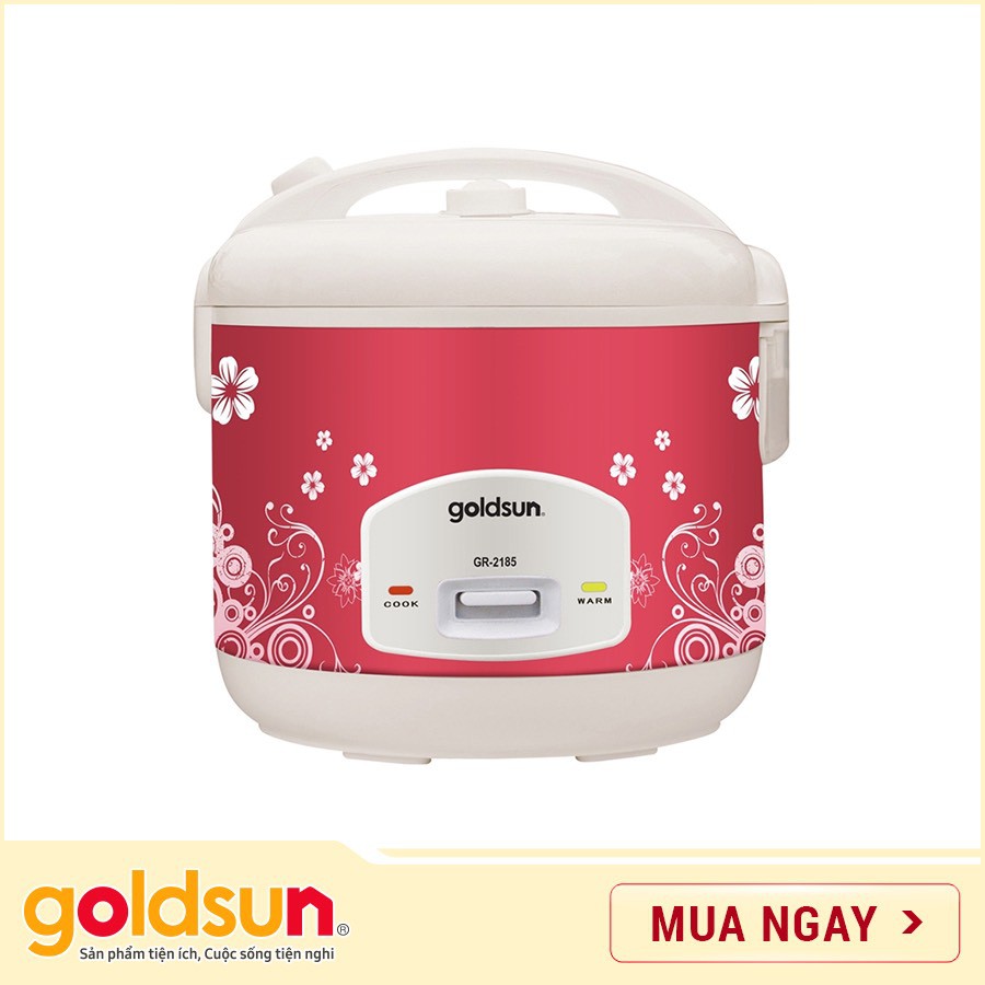 Nồi cơm điệm cao cấp GOLDSUN 1,8 lít dùng cho 4-5 người