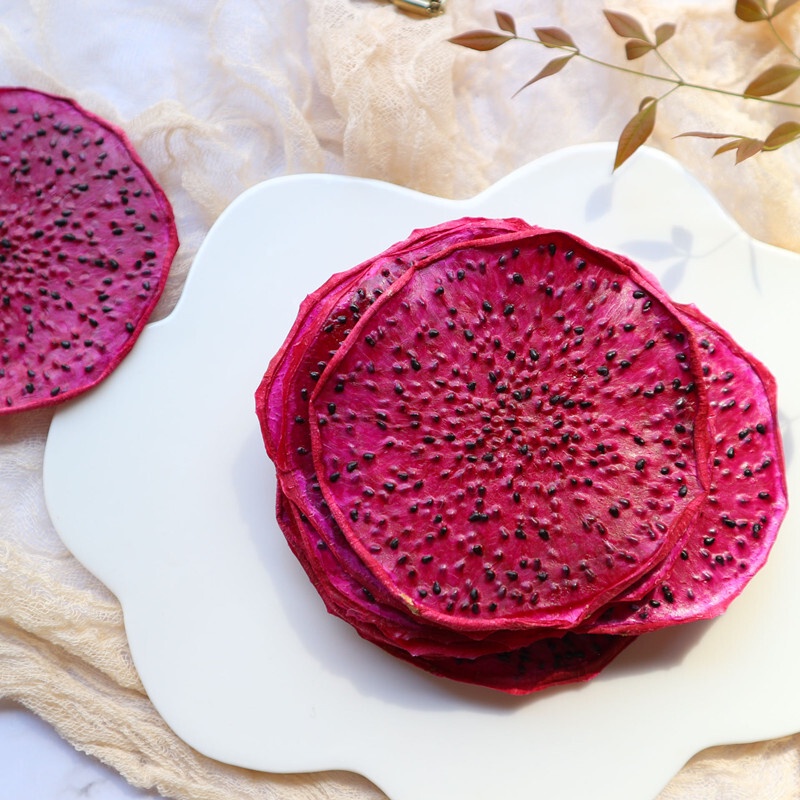 Thanh long đỏ thái lát sấy lạnh - Trọng lượng gói 200gr