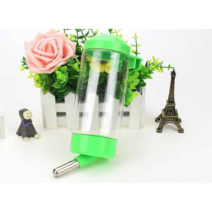 Bình nước gắn chuồng cho chó mèo 350 ml , khiến việc bơm và lấy nước để chăm sóc thú cưng dễ dàng hơn