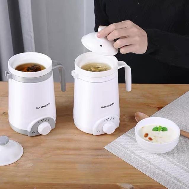 Cốc điện mini đa năng hầm, hâm, ủ cháo, chưng yến giữ nóng thức ăn, giữ nhiệt, tiện lợi cho các bạn công sở
