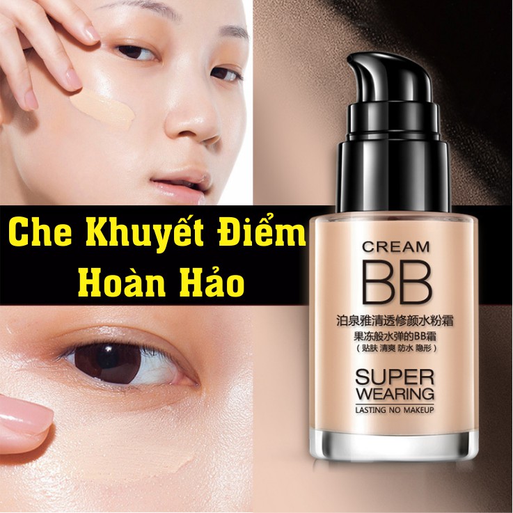 Kem Nền BB Che Khuyết Điểm Cream Super Wearing Của Bioaqua Hàng Nội Địa Trung | BigBuy360 - bigbuy360.vn