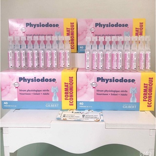 Nước muối sinh lý physiodose pháp hộp 40 ống