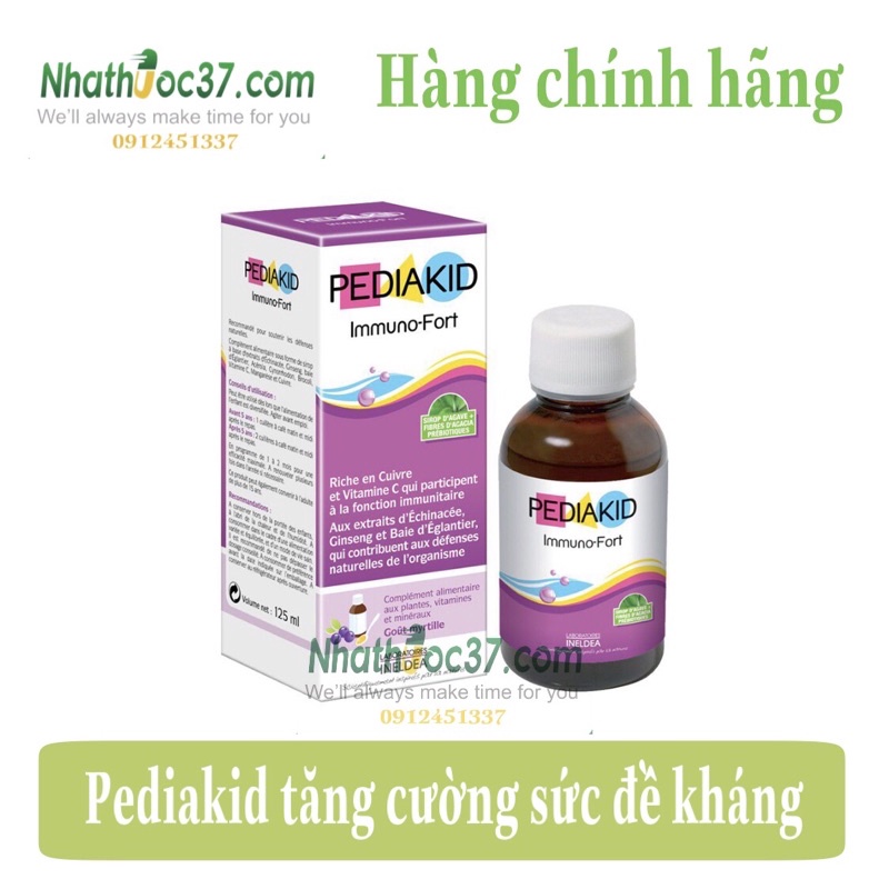 Pediakid tăng đề kháng Pediakid Immuno fort 125ml