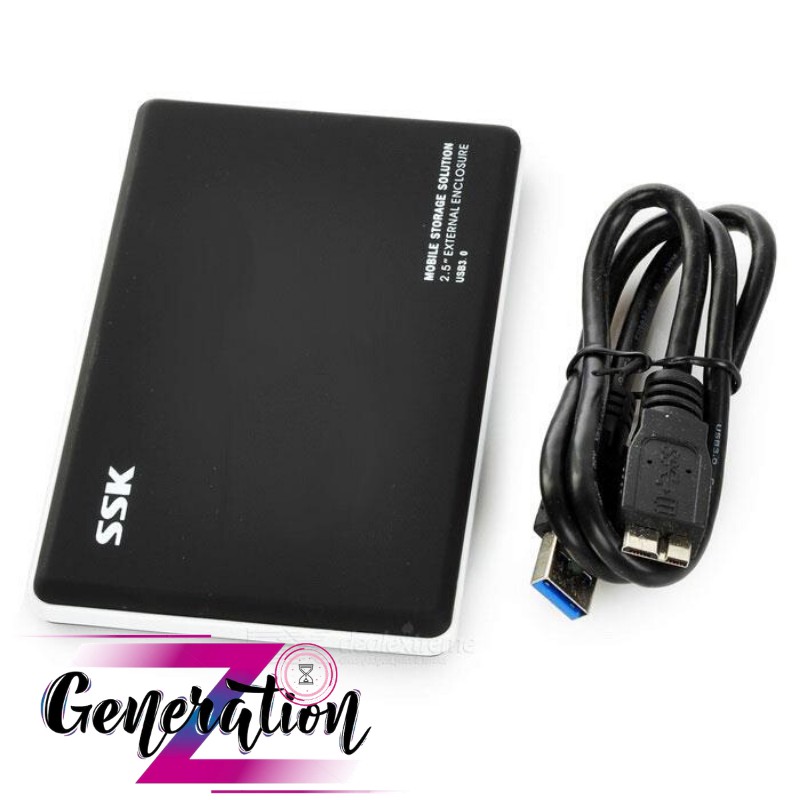 HỘP ĐỰNG Ổ CỨNG 2.5 CHUẨN USB 3.0 SSK V300 - HDD BOX SATA 2.5 USB 3.0 SSK V300