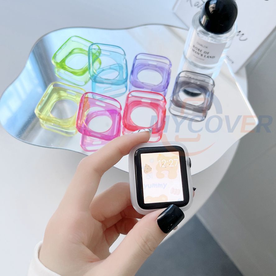 Khung Bảo Vệ Chống Va Đập Cho iWatch Series 7 6 SE 5 4 3 2 1 41mm 45mm 44mm 40mm 42mm 38mm