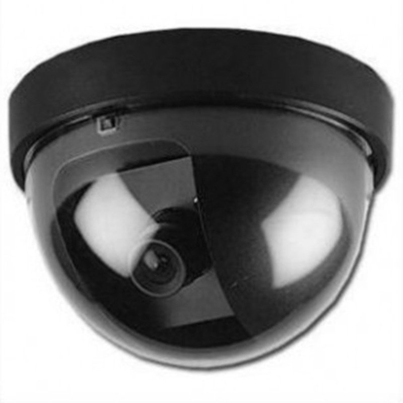 Camera giả mô hình bán cầu giúp phòng chống trộm cắp, mô phỏng giống như camera thật, có đèn LED hồng ngoại nhấp nháy