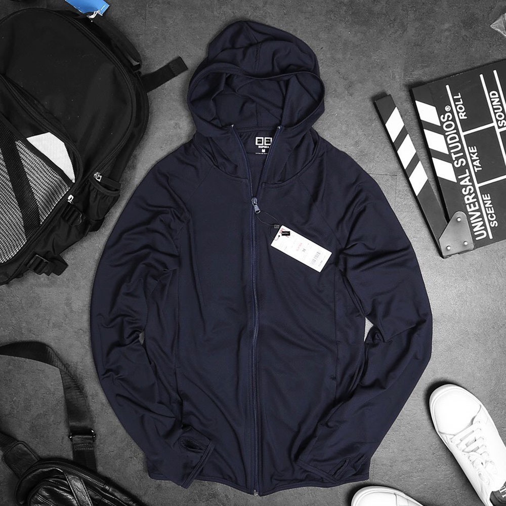 Áo chống nắng nam cao cấp vải co dãn thoáng khí có mũ trùm đầu bảo vệ hiệu quả cho làn da của bạn | BigBuy360 - bigbuy360.vn