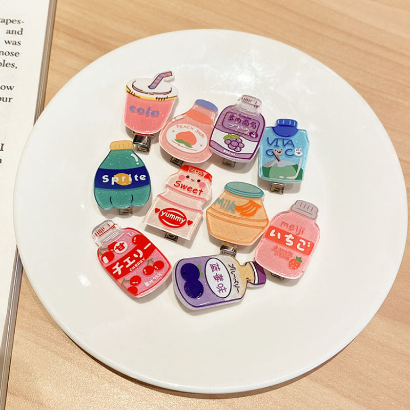 Kẹp tóc đơn giản phong cách Hàn Quốc thời trang dành cho bé gái